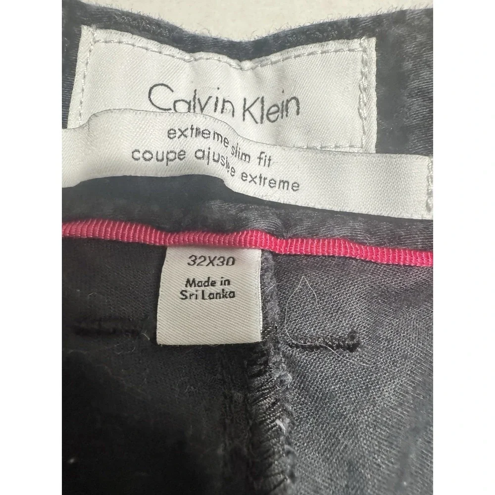 Calvin Klein Women's Black Patterned‎ Dress Pants 32x30 #861 - Picture 5 of 7